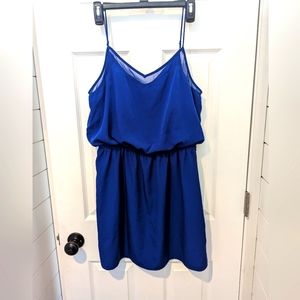Royal blue dress